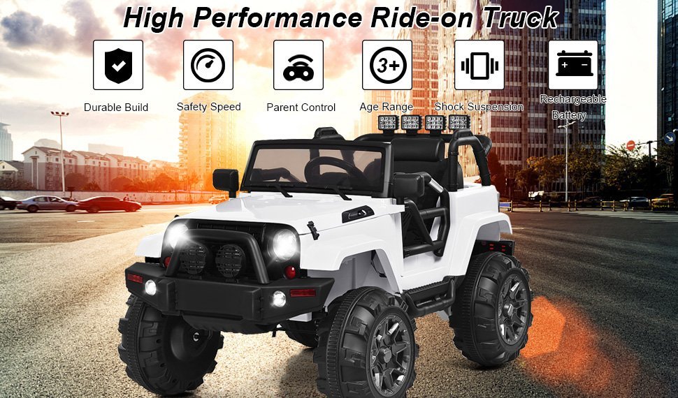 12V Electric Jeep for Kids with Remote Control