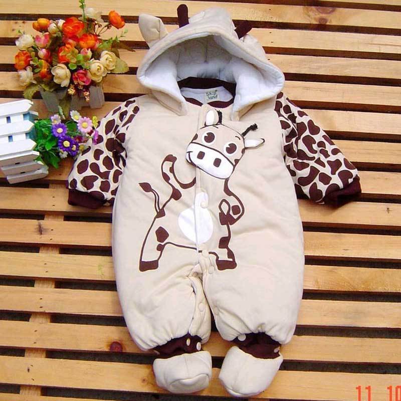 Baby Romper Clothes Animal Fleece Baby Pajamas