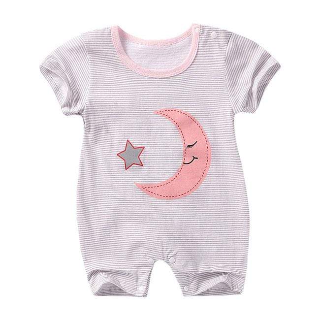 Newbabywish Summer Baby Clothes Cotton Rompers