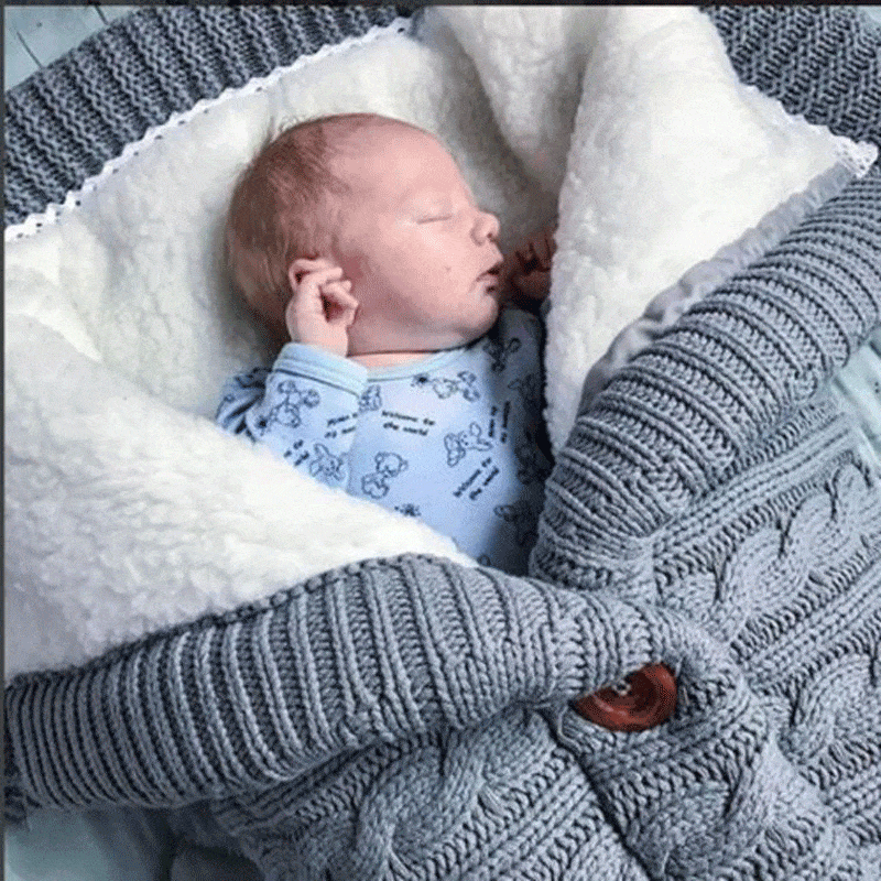 Newborn Swadding Wrap Baby Blanket-8