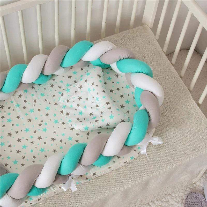 Baby Nest Cotton Bionic Bed-Multicolour-11