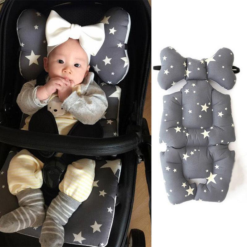 BN Newborn Infant Baby Car Seat Pram Reversible Head Support padded mat Liner 