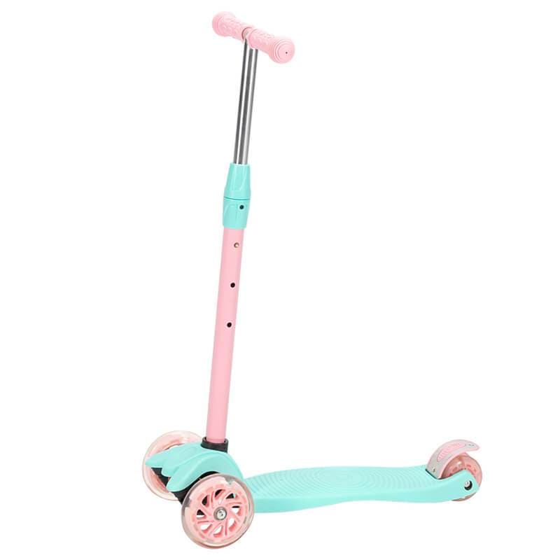 Adjustable 3 Wheel Kids Scooter Kick Scooter for Boys and Girls with Flashing Wheels