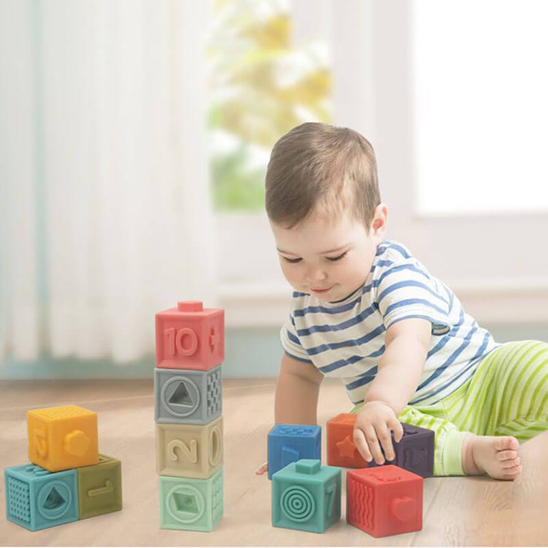 Baby Blocks for Baby Shower Soft Building Blocks