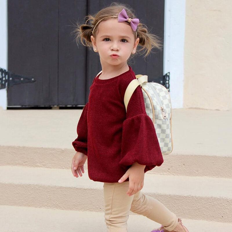Baby Girl Sweater with Flare Sleeve