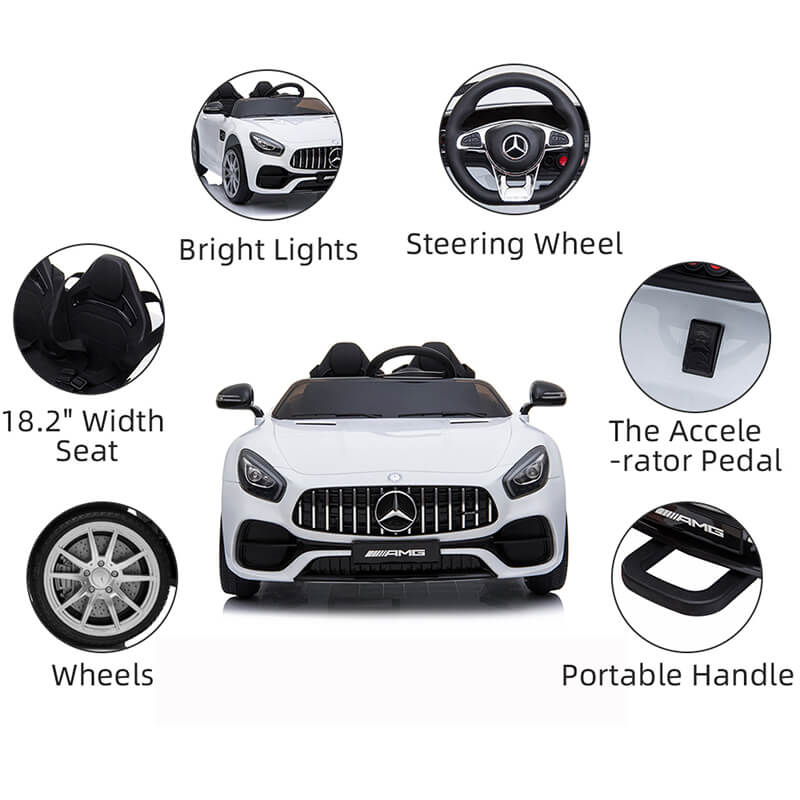 Kids Electric Ride on Car with Remote Control 12v Ride on with 2 Seater