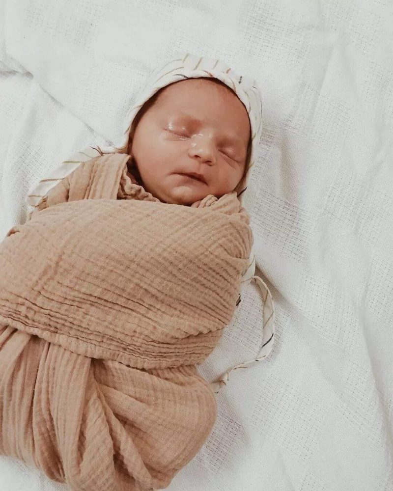 Soft Baby Receiving Blanket Newborn Swaddle Blanket 1 Pcs