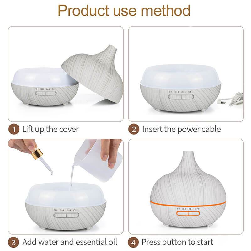 Cool Mist Humidifier for Bedroom Air Diffuser