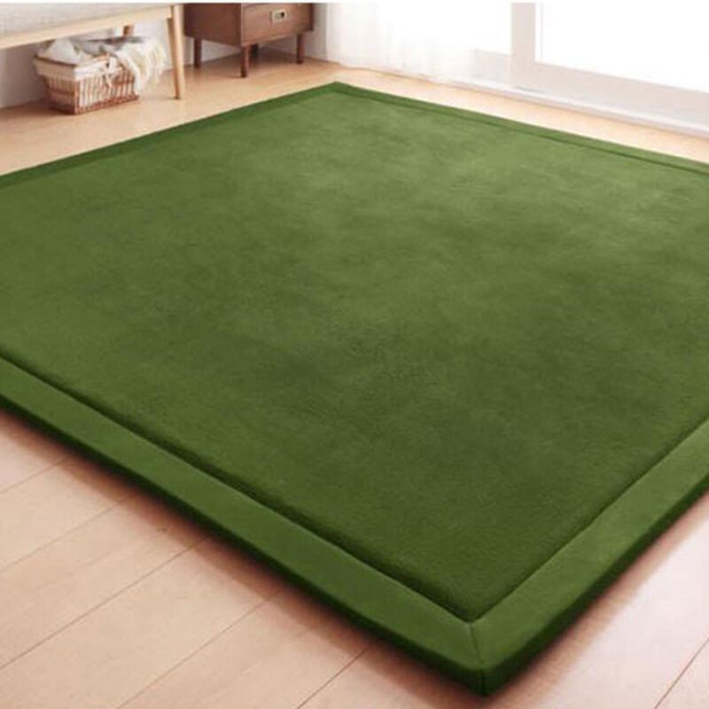playing mat for kid dark green