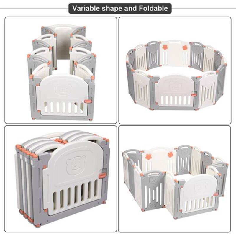 Baby Playpen Activity Centre Safety Play Yard 14+2