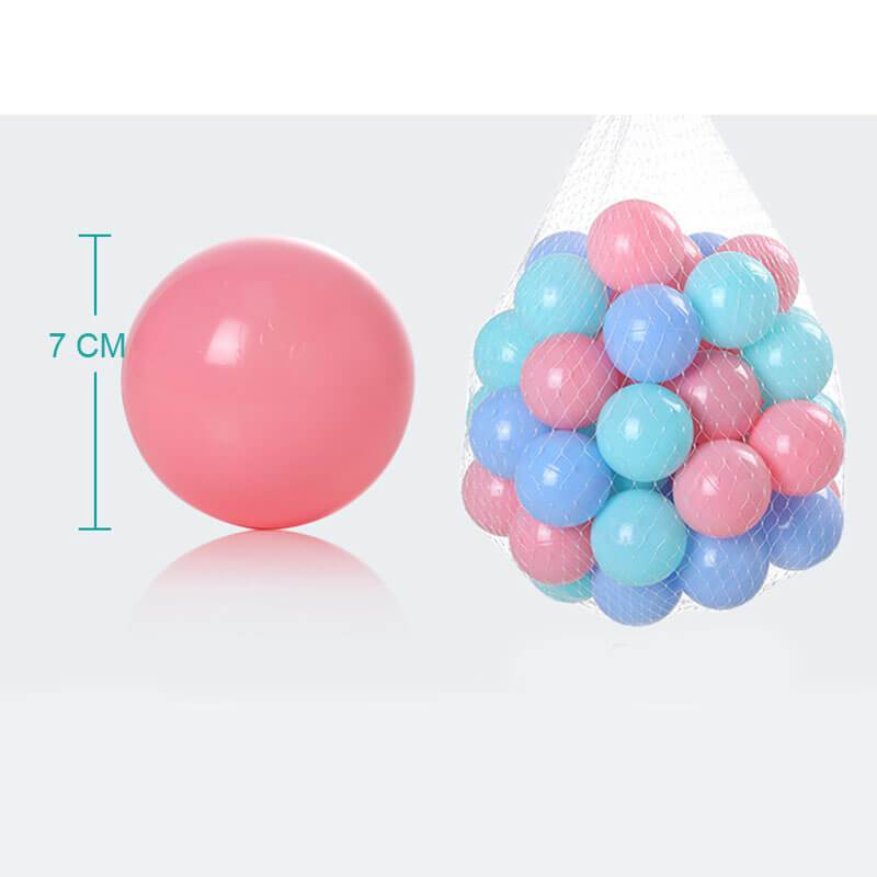 100PCS Colorful Soft Plastic Kids Play Ball Ocean Ball