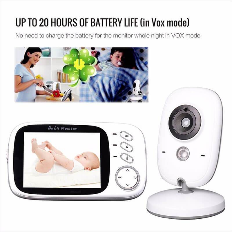 Portable Baby Monitor With Camera Long Range Baby Monitor