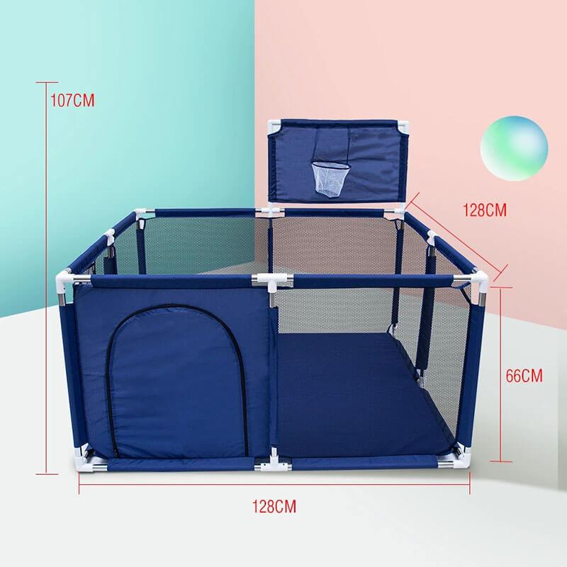 Square Baby Gate Play Yard Play Fence Portable Baby Ball Pit