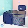 Square Baby Gate Play Yard Play Fence Portable Baby Ball Pit