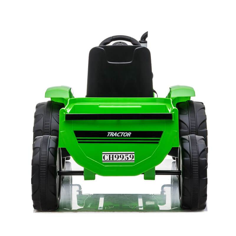 12V Kids Ride On Remote Electic Tractor With Trailer Loader