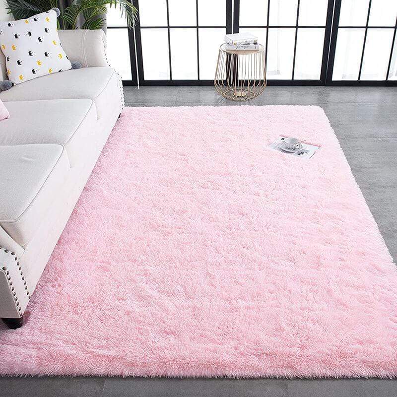 Fluffy Area Rugs for Living Room Plush Carpet Kid Play Mat