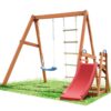Wooden Slide Outdoor Playsets For Toddlers