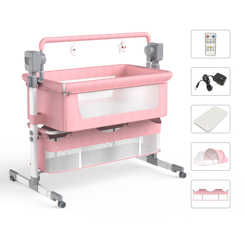 pink electric crib