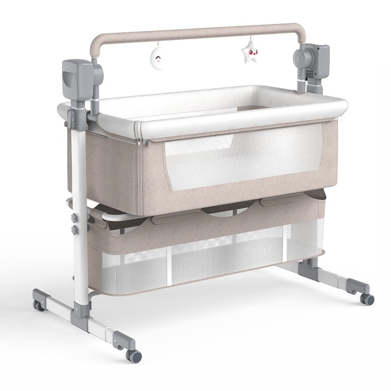 Baby Electric Crib Attached To Bed Co Sleeper
