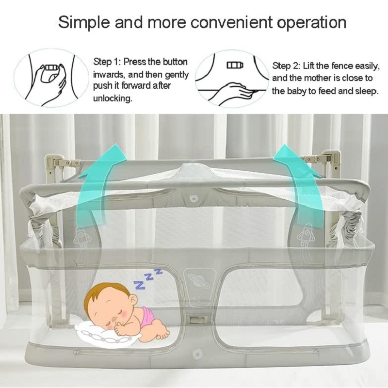 Co sleeper attach to bed sale