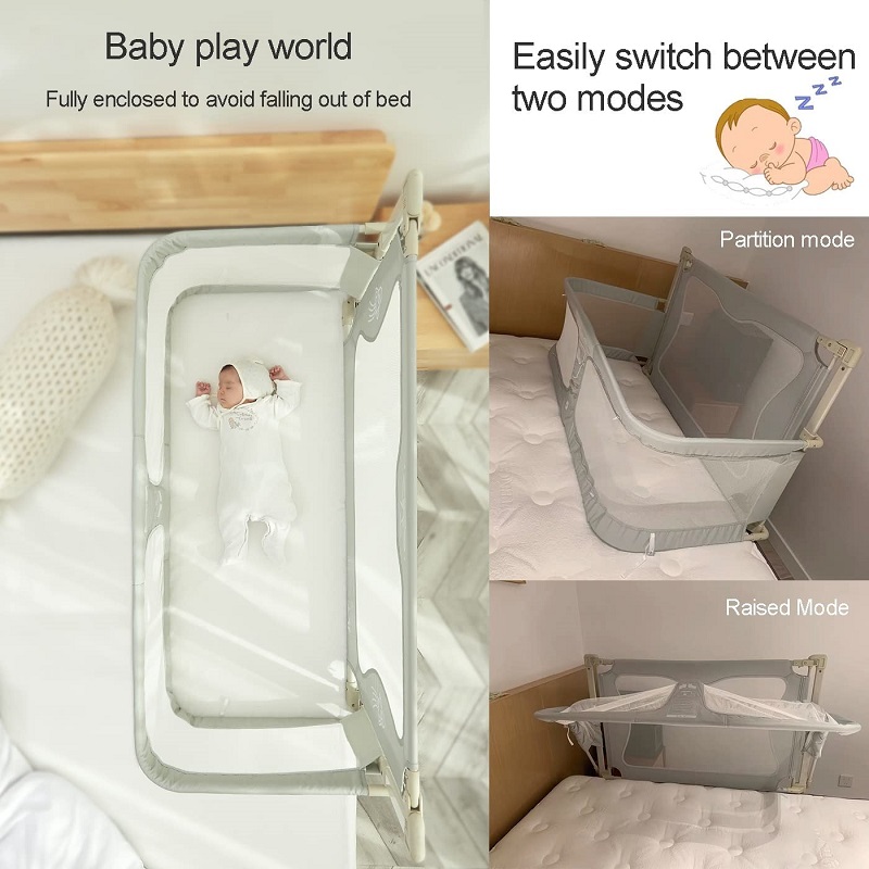 Co sleeper attach deals to bed