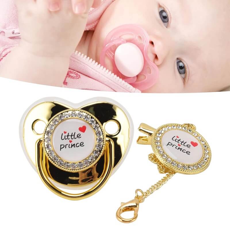 Baby Pacifier Teether Little Prince Princess