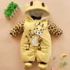Baby Romper Clothes Animal Fleece Baby Pajamas