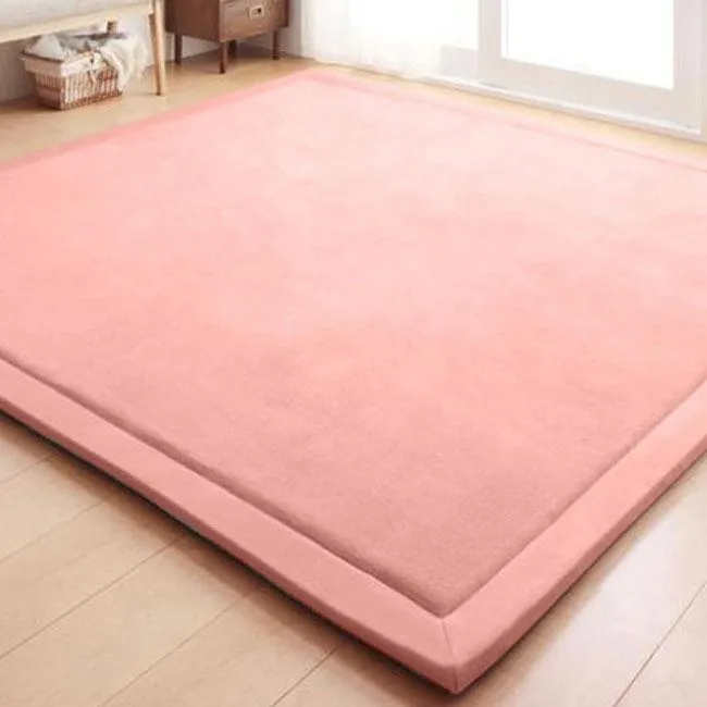 Soft Baby Play Mat Pink