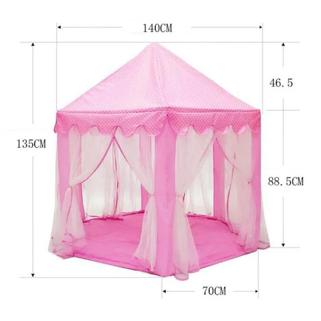 Newbabywish Princess Tent Playhouse