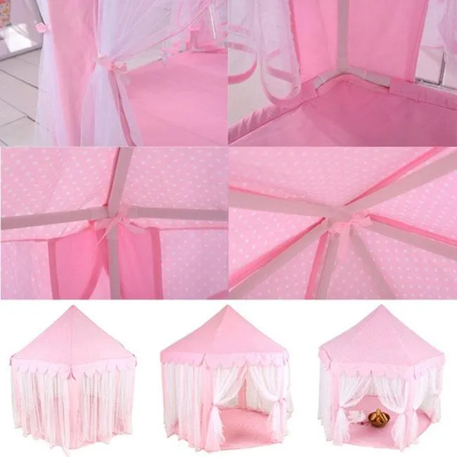 Newbabywish Princess Tent Playhouse