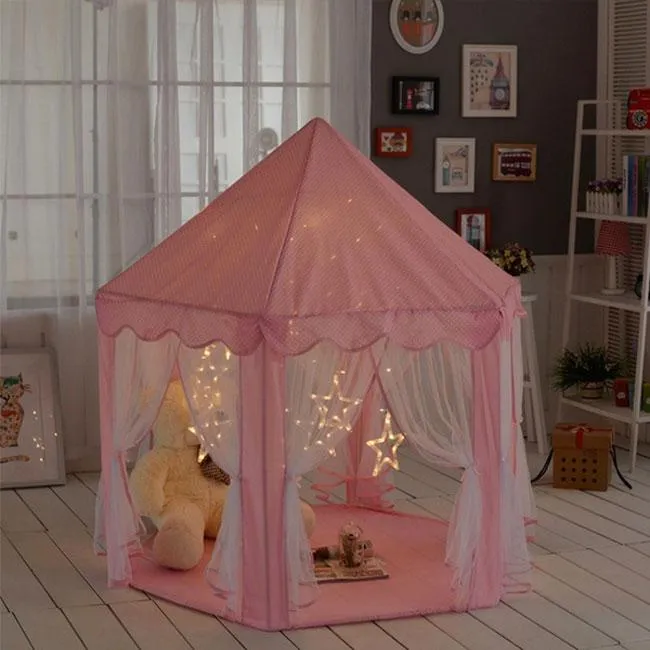 Newbabywish Princess Tent Playhouse