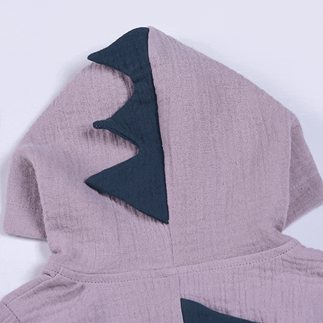 Newbabywish Baby Dinosaur Romper-9