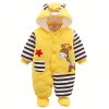 Animal Thick Baby Romper Baby Clothes In Winter