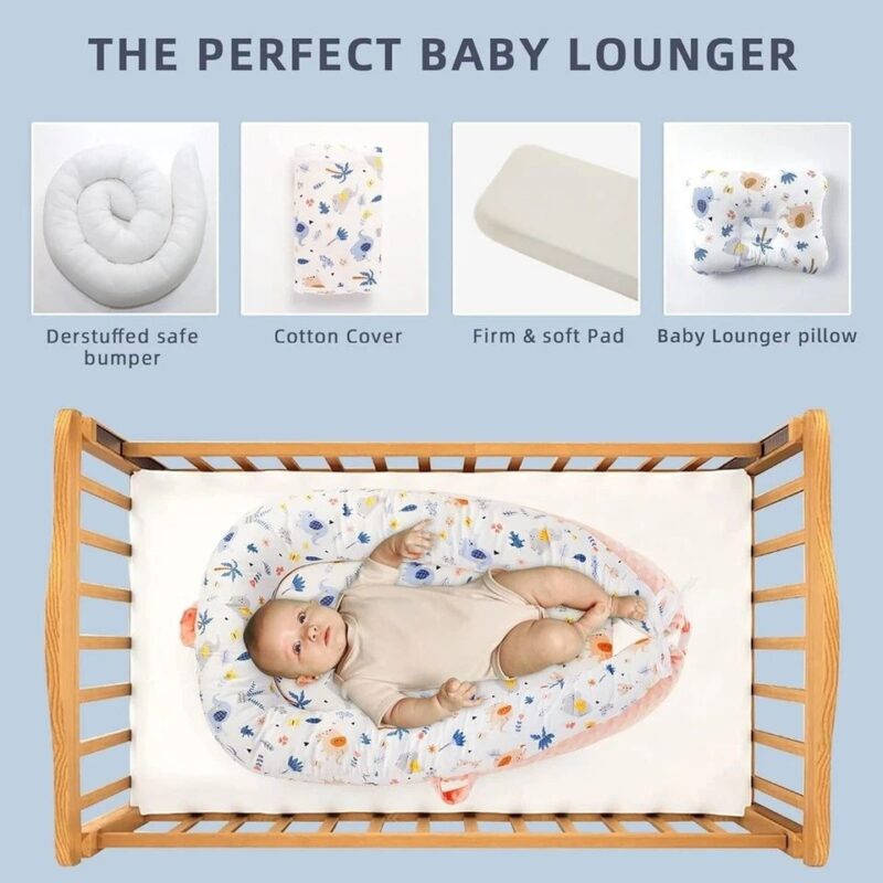 Newborn Cozy Elliptical Nest Bed - Image 4