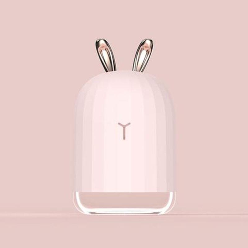 Mini Rabbit Humidifier with Breathing Light