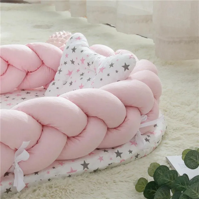 Baby Nest Cotton Bionic Bed-Pure coloer-11
