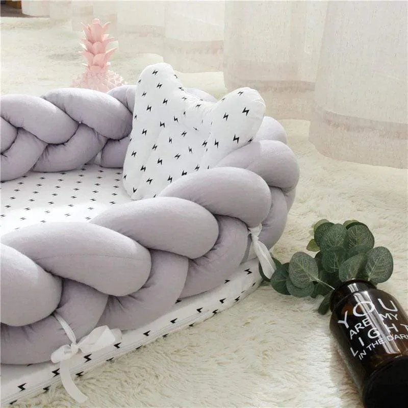 Baby Nest Cotton Bionic Bed-Pure coloer-2