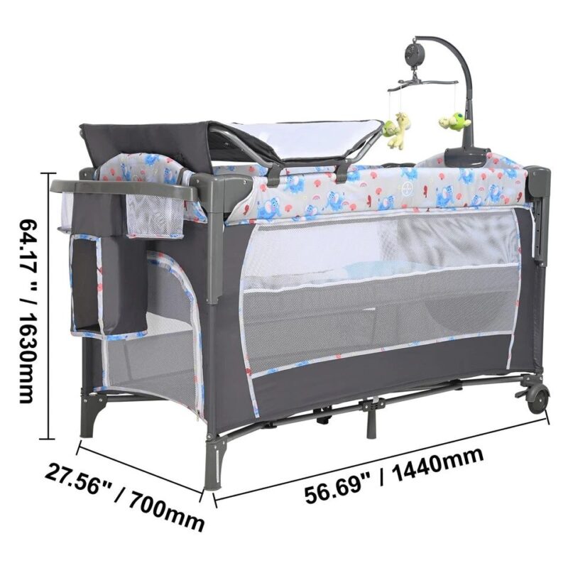 Baby Electric Crib Attached To Bed Co Sleeper Portable Bassinet - Image 8