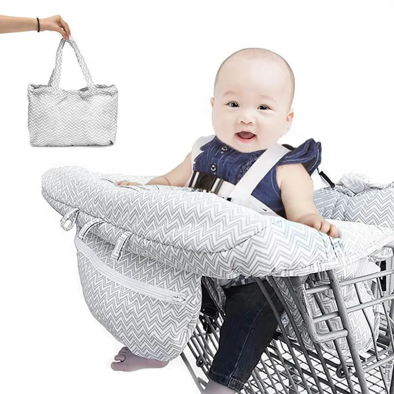 2 in 1 Baby Shopping Cart Covers High Chair Cover