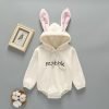 Rabbit Hooded Jumpsuit Romper Newborn Winter Clothes