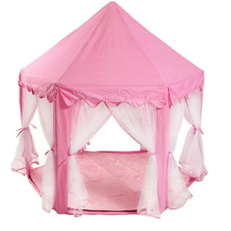 Princess Castle Playhouse Pink Kid Indoor Playhouse and Outdoor Playhouse