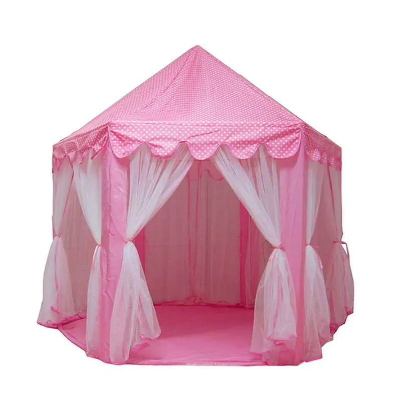 Princess Castle Playhouse Pink Kid Indoor Playhouse and Outdoor Playhouse