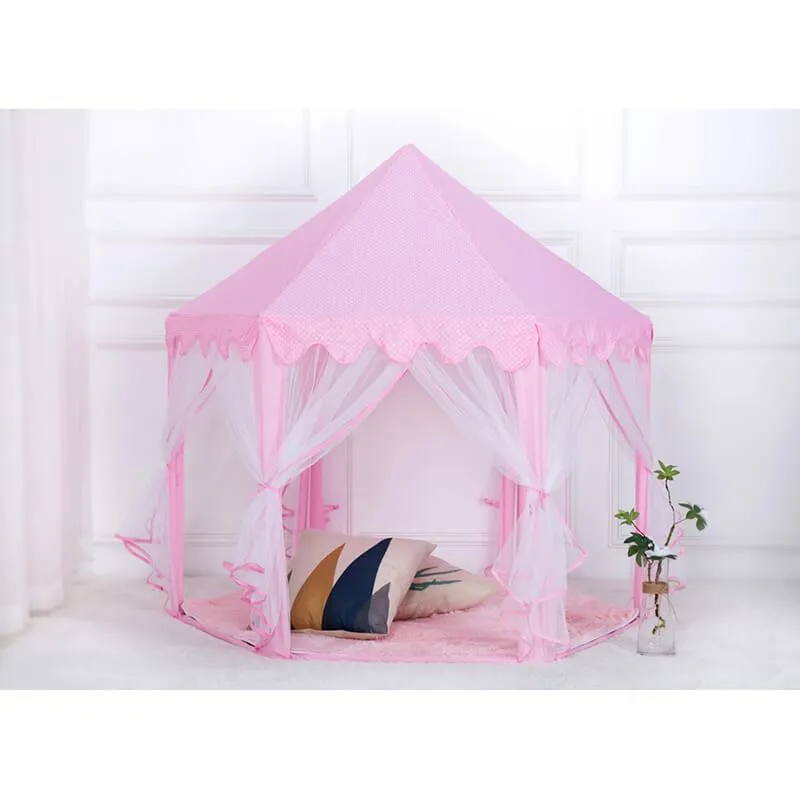 Princess Castle Playhouse Pink Kid Indoor Playhouse and Outdoor Playhouse