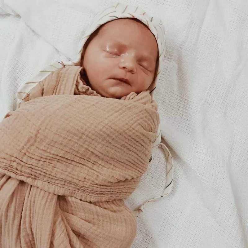 Soft Baby Receiving Blanket Newborn Swaddle Blanket 1 Pcs