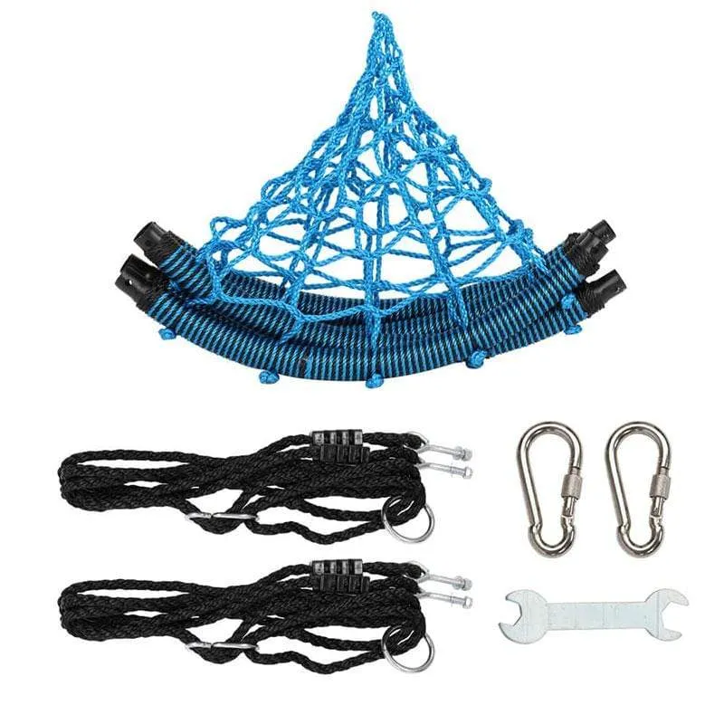 Durable 40"  Kids Tree Swing Kit Spider Web Swing Set with Saucer