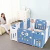 12+2 Panel Baby Play Area Fence Indoor Playground