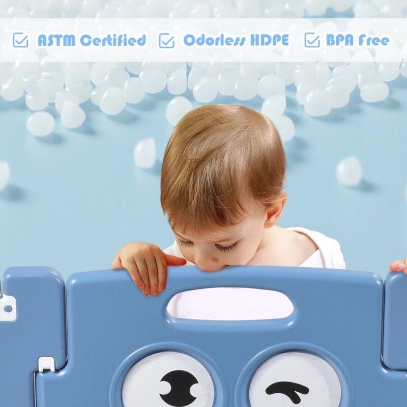 16 Panel Baby Play Area Fence Indoor Playground - Image 3