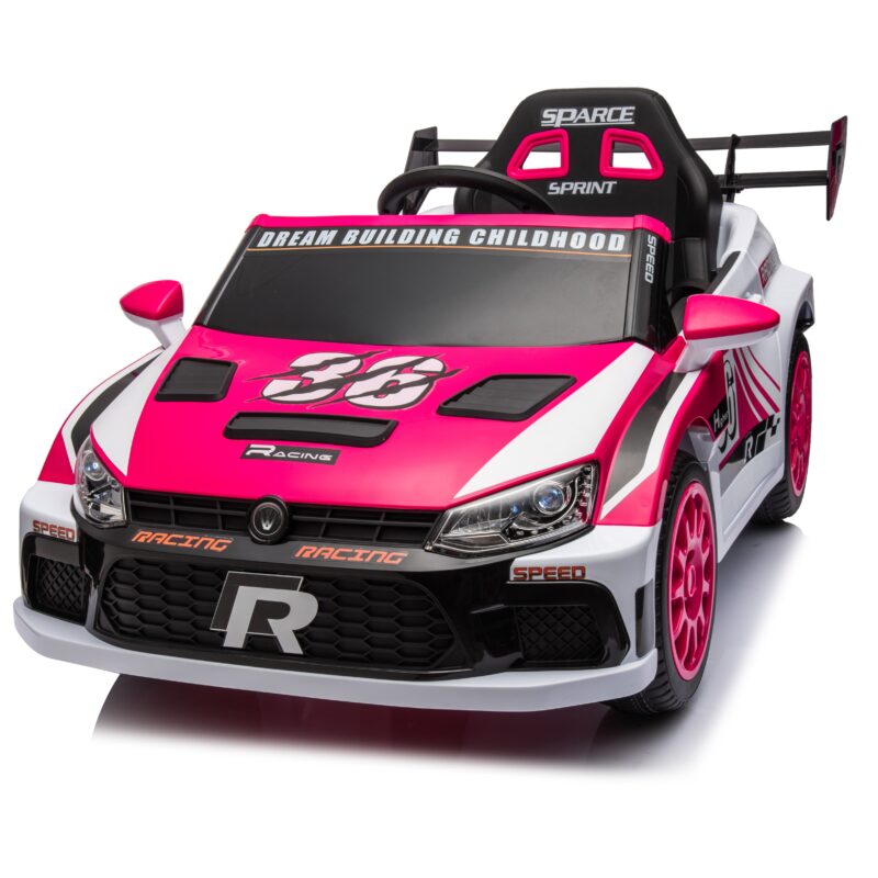 Pink Kids Ride On Car Operated Cars With Remote Control