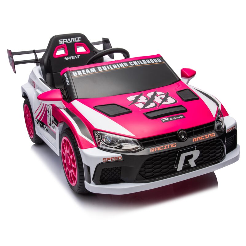 Pink Kids Ride On Car Operated Cars With Remote Control - Image 2
