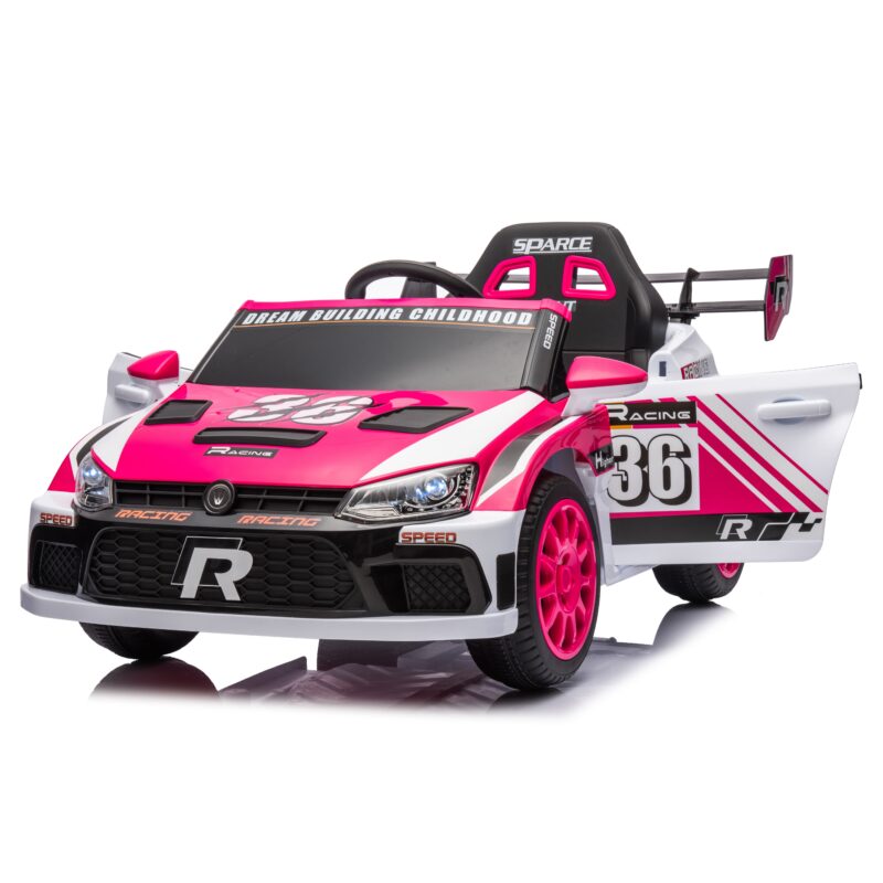 Pink Kids Ride On Car Operated Cars With Remote Control - Image 4